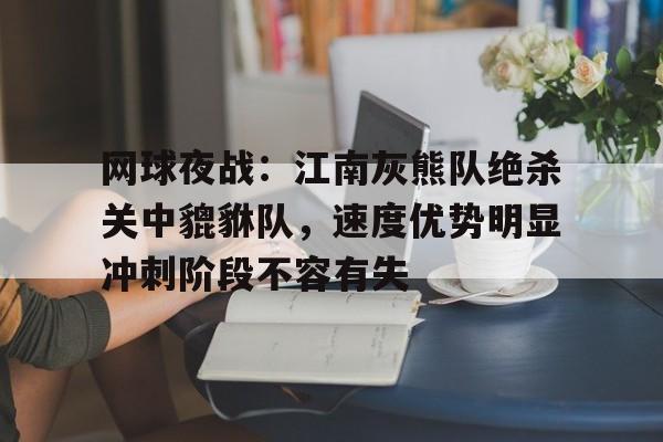 关于网球夜战：江南灰熊队绝杀关中貔貅队，速度优势明显冲刺阶段不容有失的信息